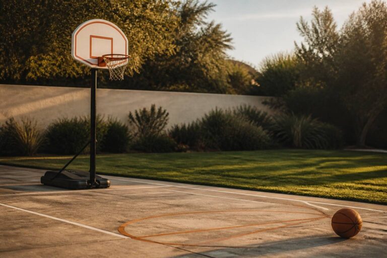 Panier de basket extérieur : hauteur, lestage et installation